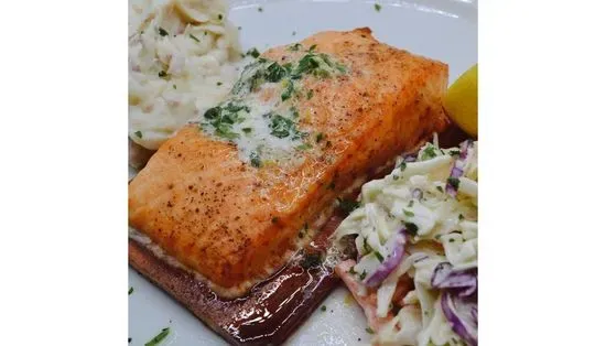 Faroe Island Cedar Plank Salmon