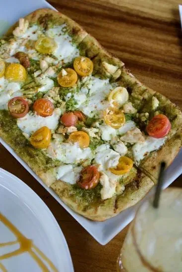 Tuscan Chicken Pesto Flatbread