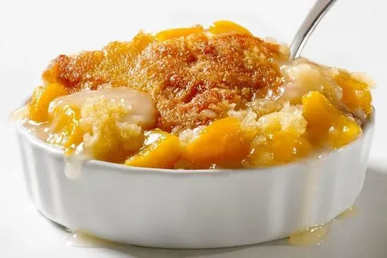 LARGE HOMEMADE PEACH COBBLER