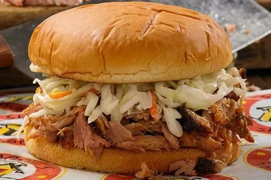 SMOTHERED PORK SANDWICH