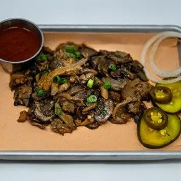 Shiner Bock 'Shroom Plate