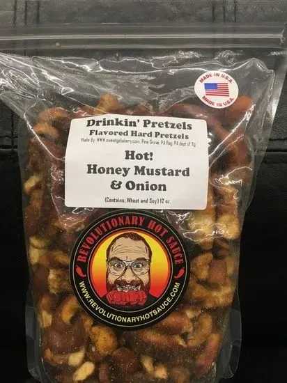 Pretzels Hot Honey Mustard Onion