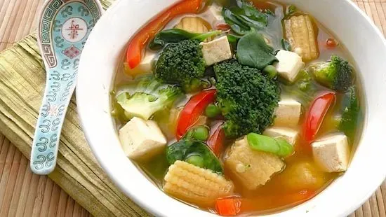 4. Vegetable Tofu  Soup