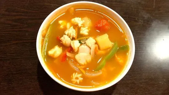 6. Tom Yum Seafood Soup