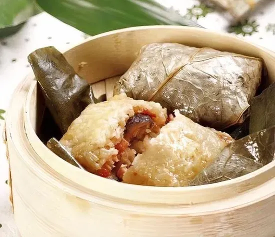 Stick Rice Wrapped in Lotus Leaves