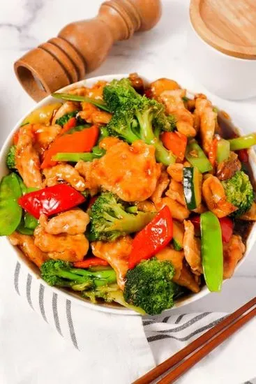 60. Chicken with Mixed Vegetable