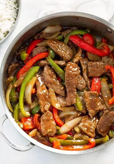 C 2. Pepper Steak with Onion