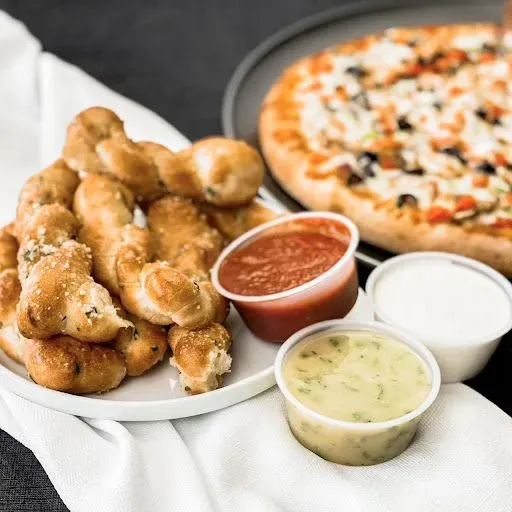 Parmesan Garlic Twisty Breadsticks