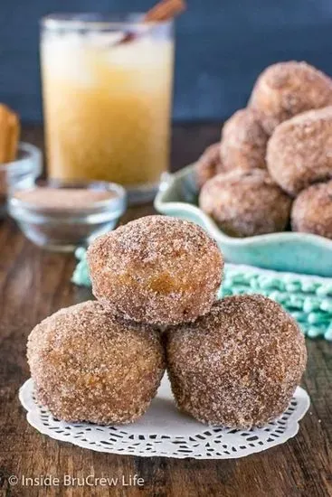 Baked Cinnamon Sugar Mini Doughnut