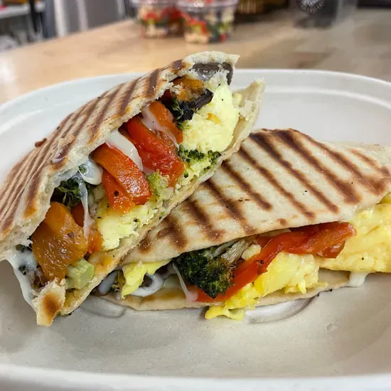 Roasted Veggie Breakfast Panini