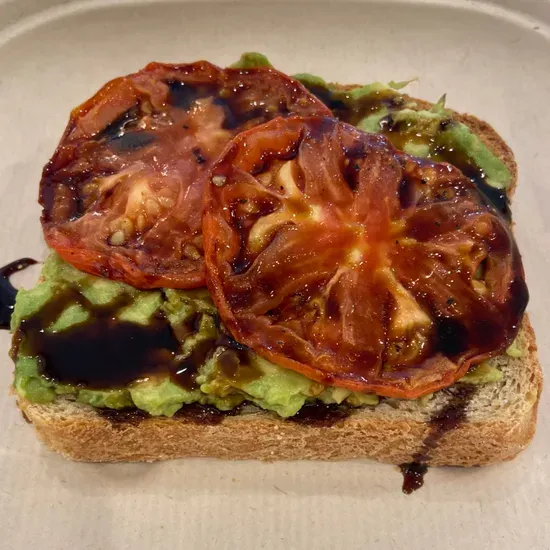 Roasted Tomato Smashed Avocado