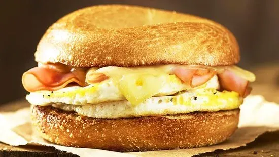 Ham & Swiss Egg Sandwich