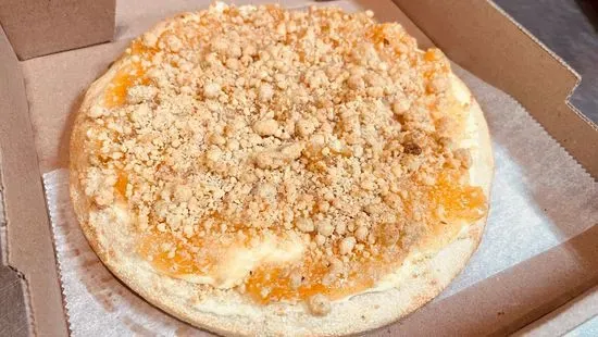 Apple Streusel Dessert Pizza