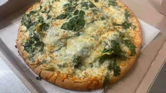 Artichoke Hearts & Spinach Pizza 