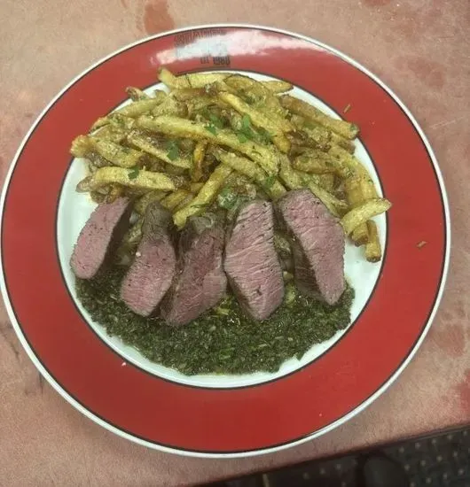 Seared Steak & Chips