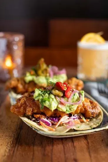 Crispy Alaskan Cod Tacos