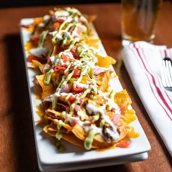 Savor Spear Bourbon BBQ Nachos