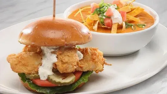 Crispy Flounder Sandwich