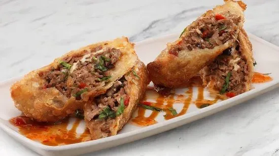 Philly Cheesesteak Egg Rolls