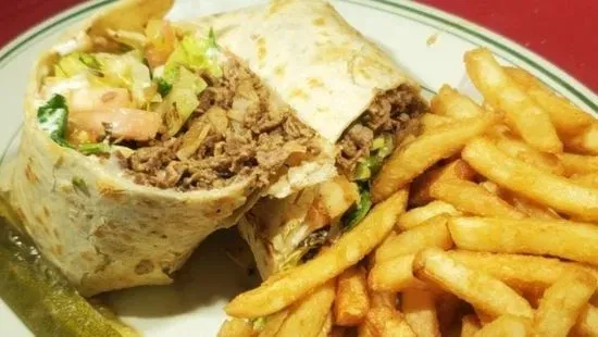 Chicken Cheesesteak Wrap