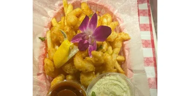 Popcorn Shrimp Basket