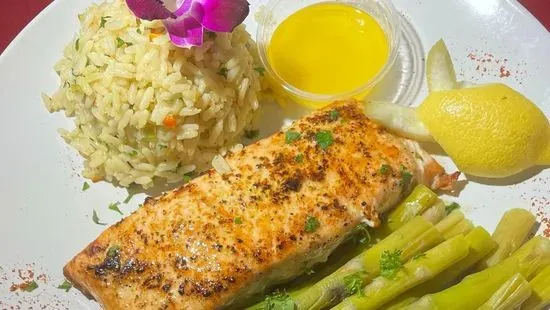 Broiled Salmon