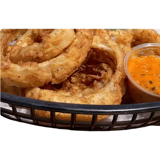 Beer Battered Onion Ring Basket