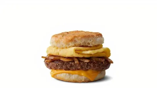 Steak Egg Cheese Biscuit