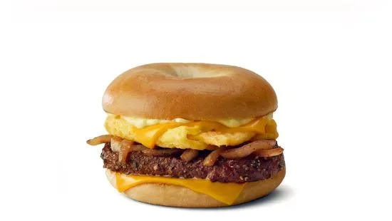 Steak Egg Cheese Bagel