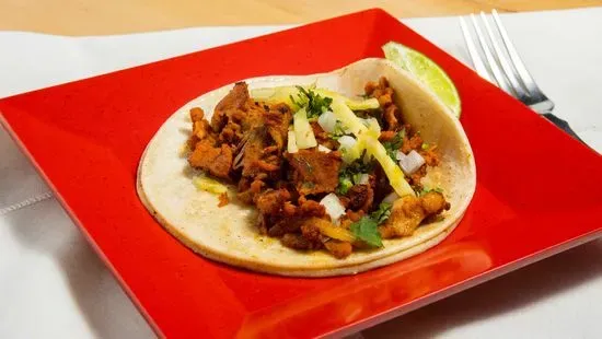 Steak, Alpastor, orCarnitas