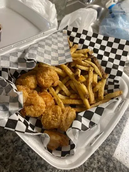 Fried Shrimp (10) Basket W Sm Fry