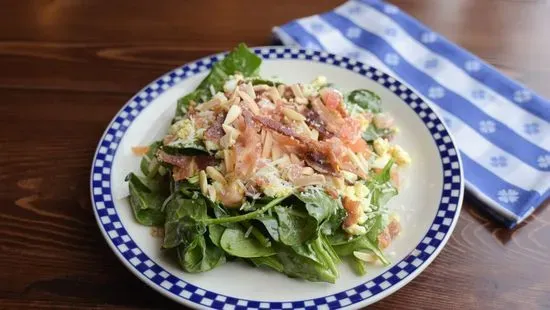 Sweet Caper Spinach Salad