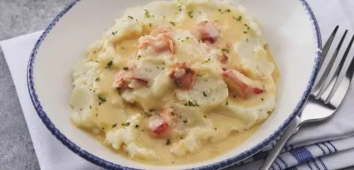 Lobster-Topped Potatoes (Mashed)