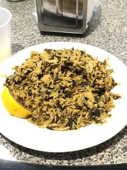 Rice with Spinach