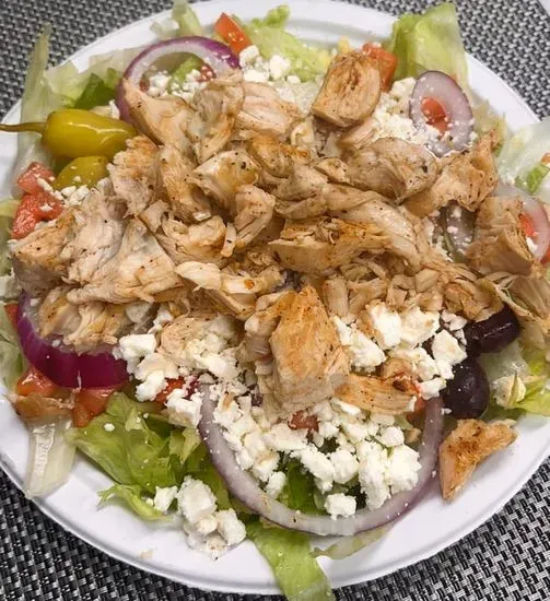 Greek Salad with Chicken