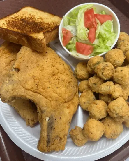 Pork Chop Dinner (w/salad)