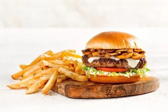 Mushroom Swiss Burger*