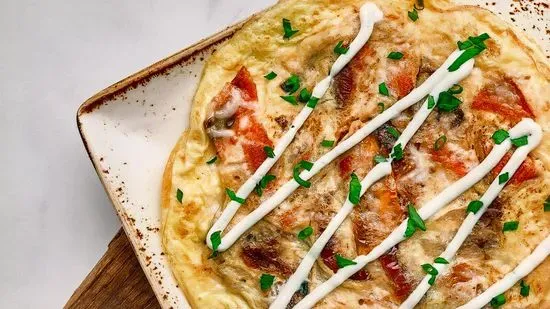 Smoked Salmon & Roasted Vegetable Frittata