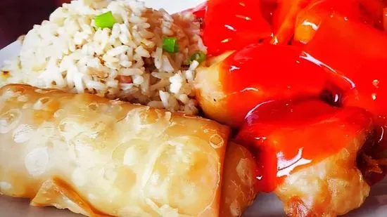 Sweet and Sour Chicken Combination