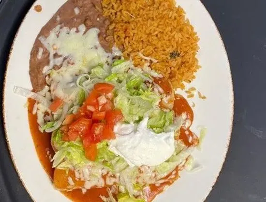 27 Enchiladas Deluxe - SHRIMP