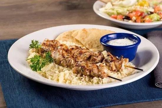 Chicken Souvlaki Platter