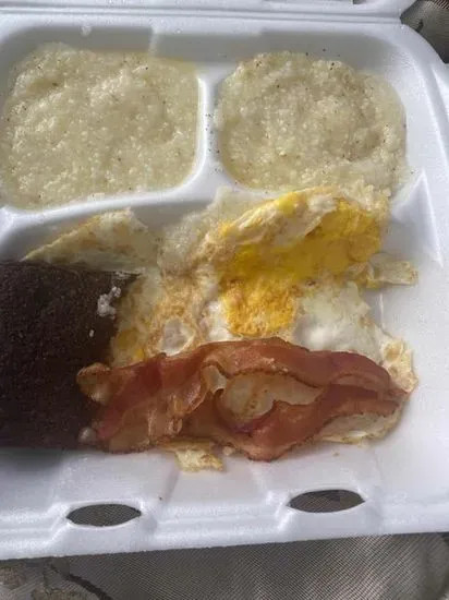 1 Egg, Bacon, livermush or Sausage