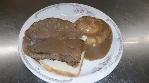 Hot Meatloaf Sandwich