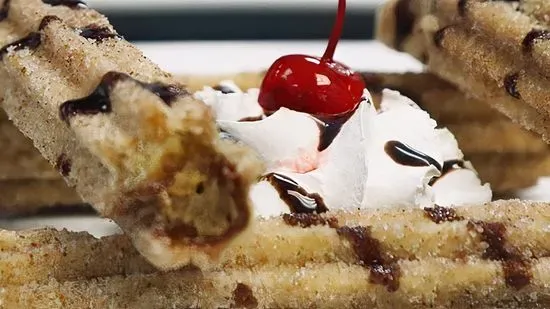 Churros with Ice Cream