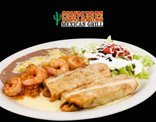 Shrimp Chimichangas