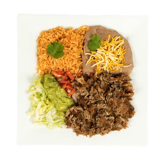 Combo #8 Carnitas Plate