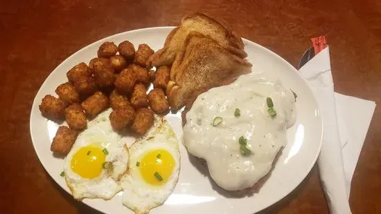 Chicken Fried Steak & Eggs