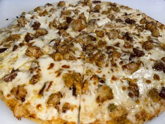 Chicken Alfredo Pizza