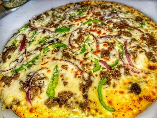 Philly Cheesesteak Pizza