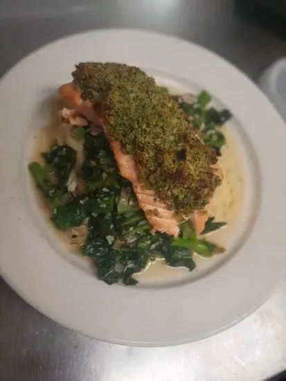 Salmon Oreganata